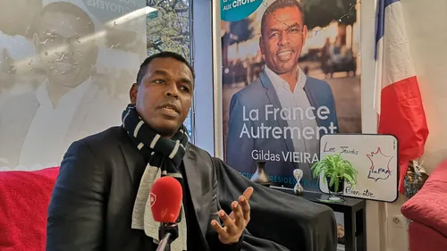 Gildas Vieira en meeting présidentiel à Paris